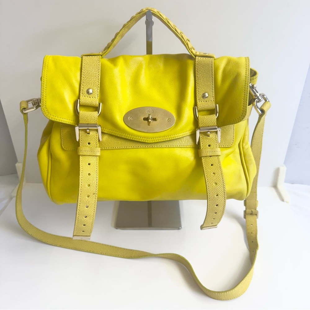 Mulberry Bright Yellow Satchel
